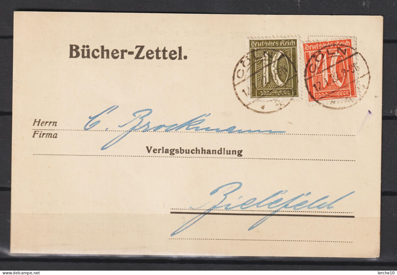 Bücherzettel Vom 12.1.22  (0729) - Used Stamps