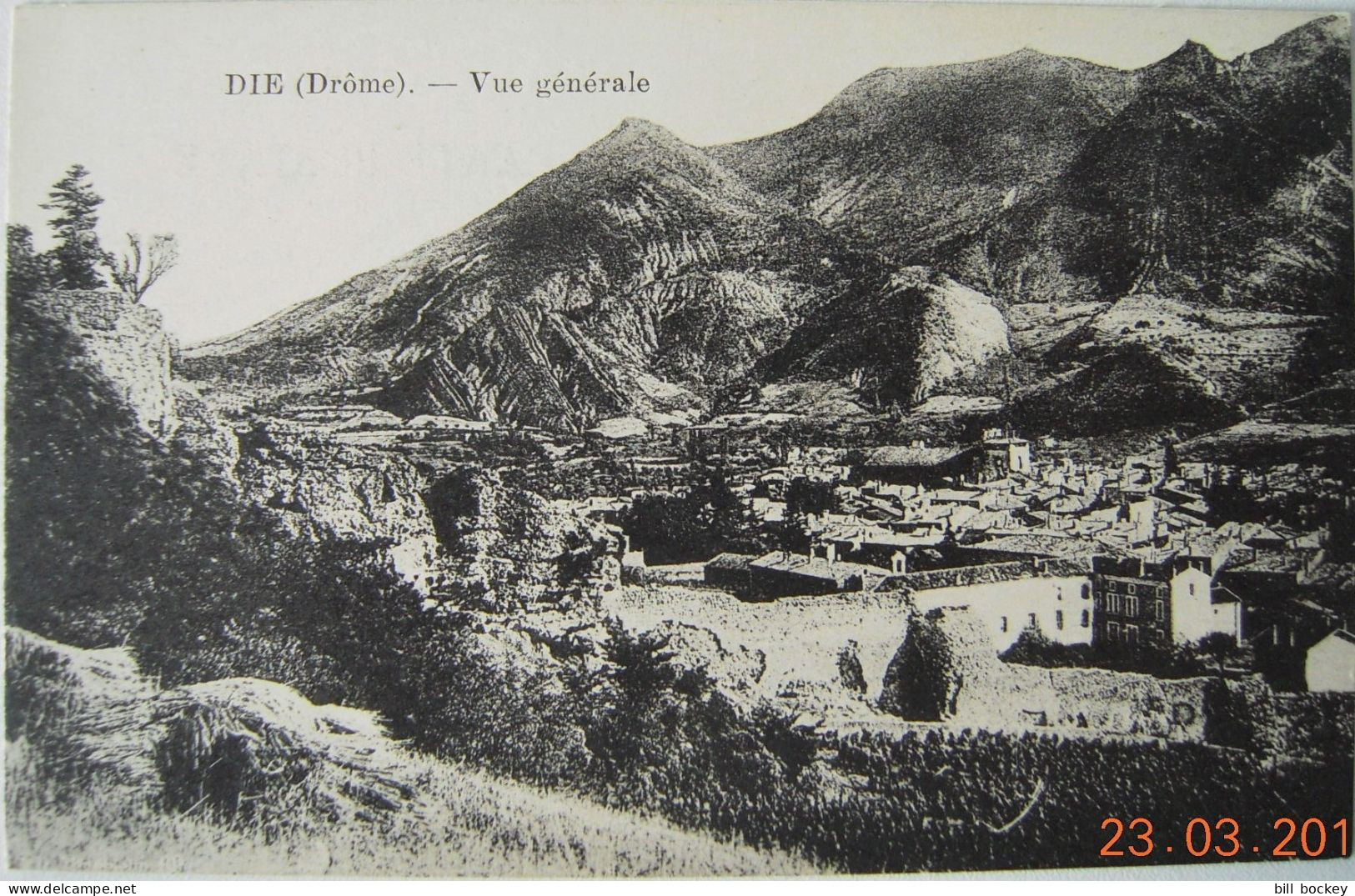 CPA Années 1920 - Une Vue Générale De DIE - Vers 1920   Valence, Crest - Die