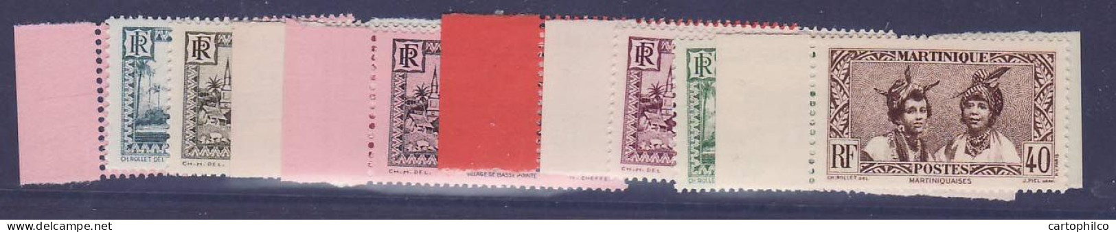 Martinique N°133-142  ** SUP - Unused Stamps