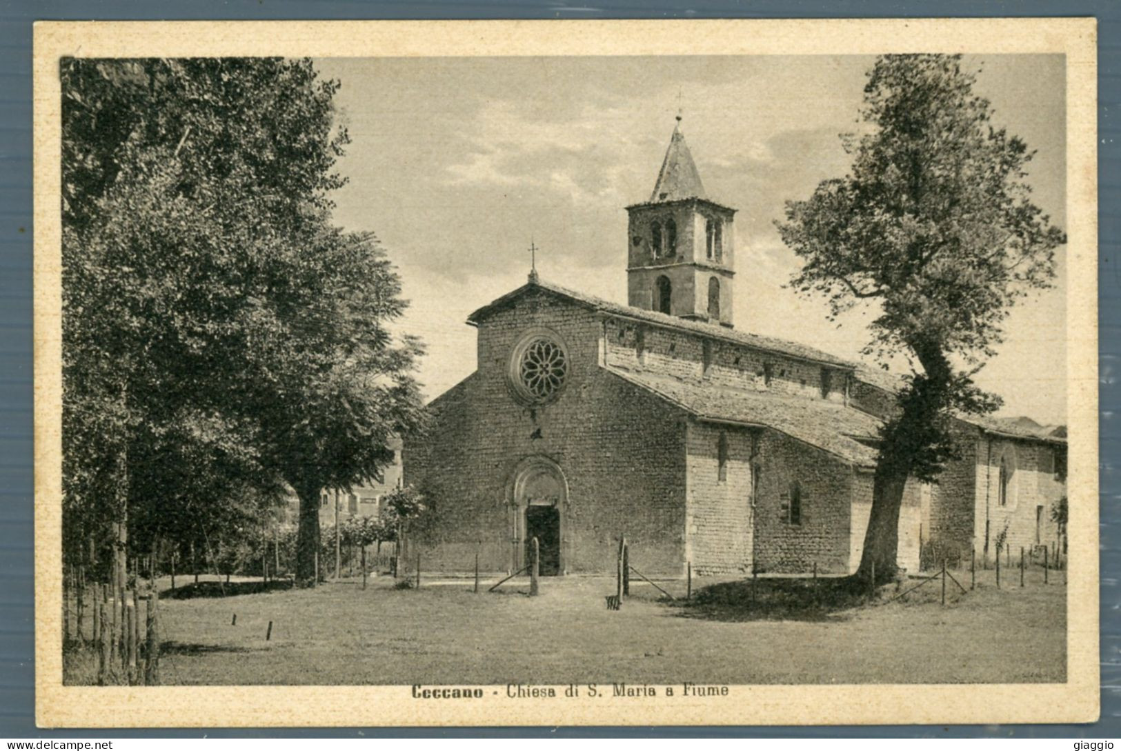 °°° Cartolina - Ceccano Chiesa Di S. Maria A Fiume - Formato Piccolo - Nuova °°° - Frosinone