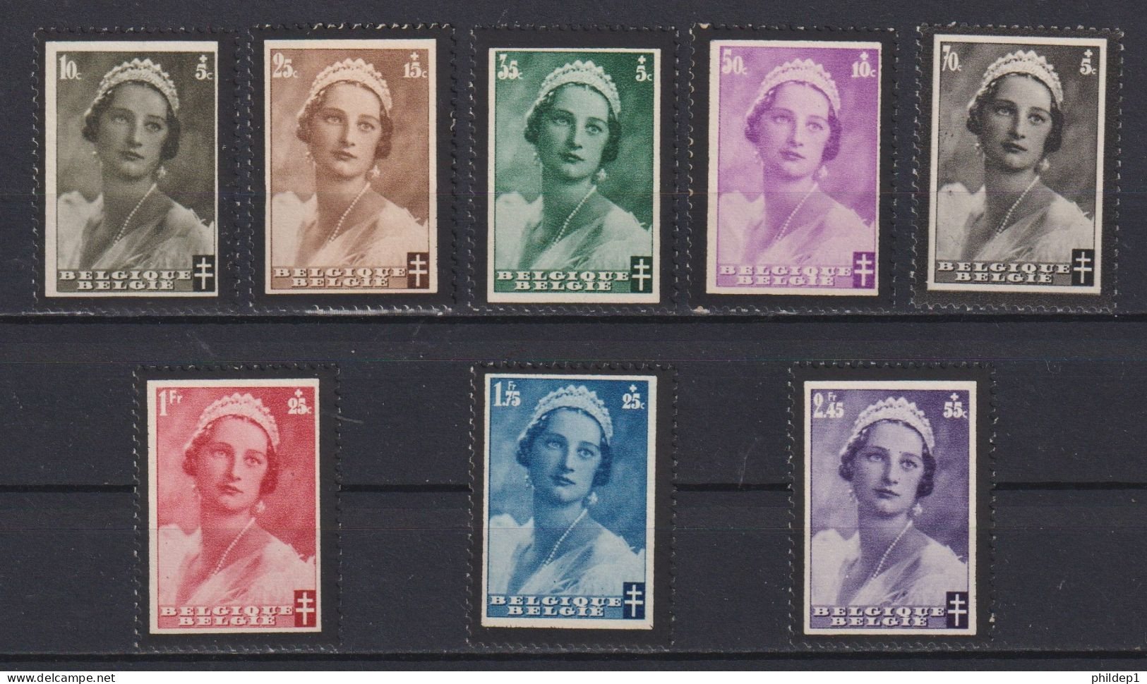 Belgique: COB N° 411/18 **, MNH, Neuf(s). TB !!! - Unused Stamps