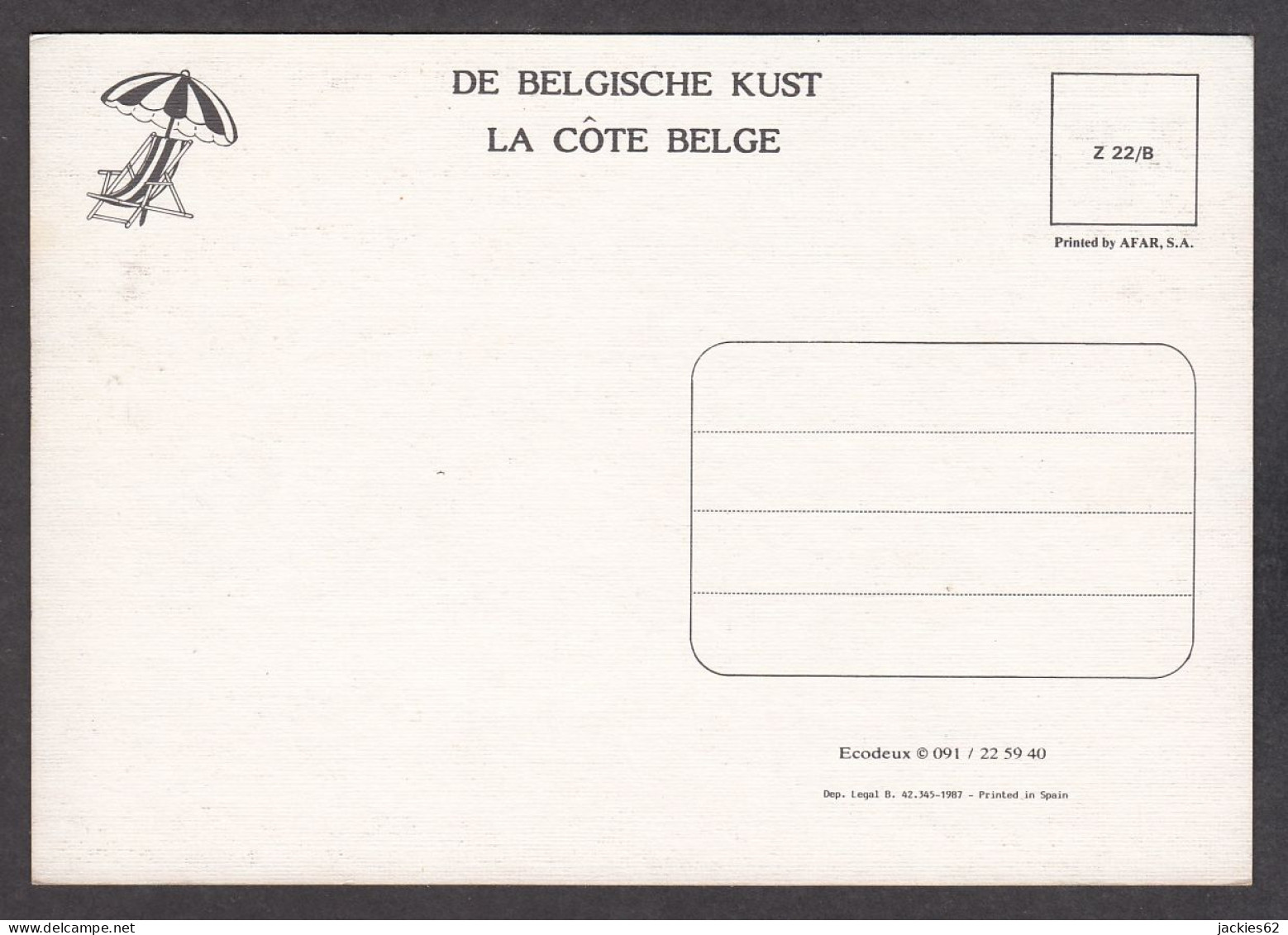 104736/ De Belgische Kust - Other & Unclassified