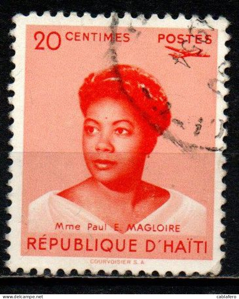 HAITI - 1954 -  MADAME MAGLOIRE - USATO - Haïti