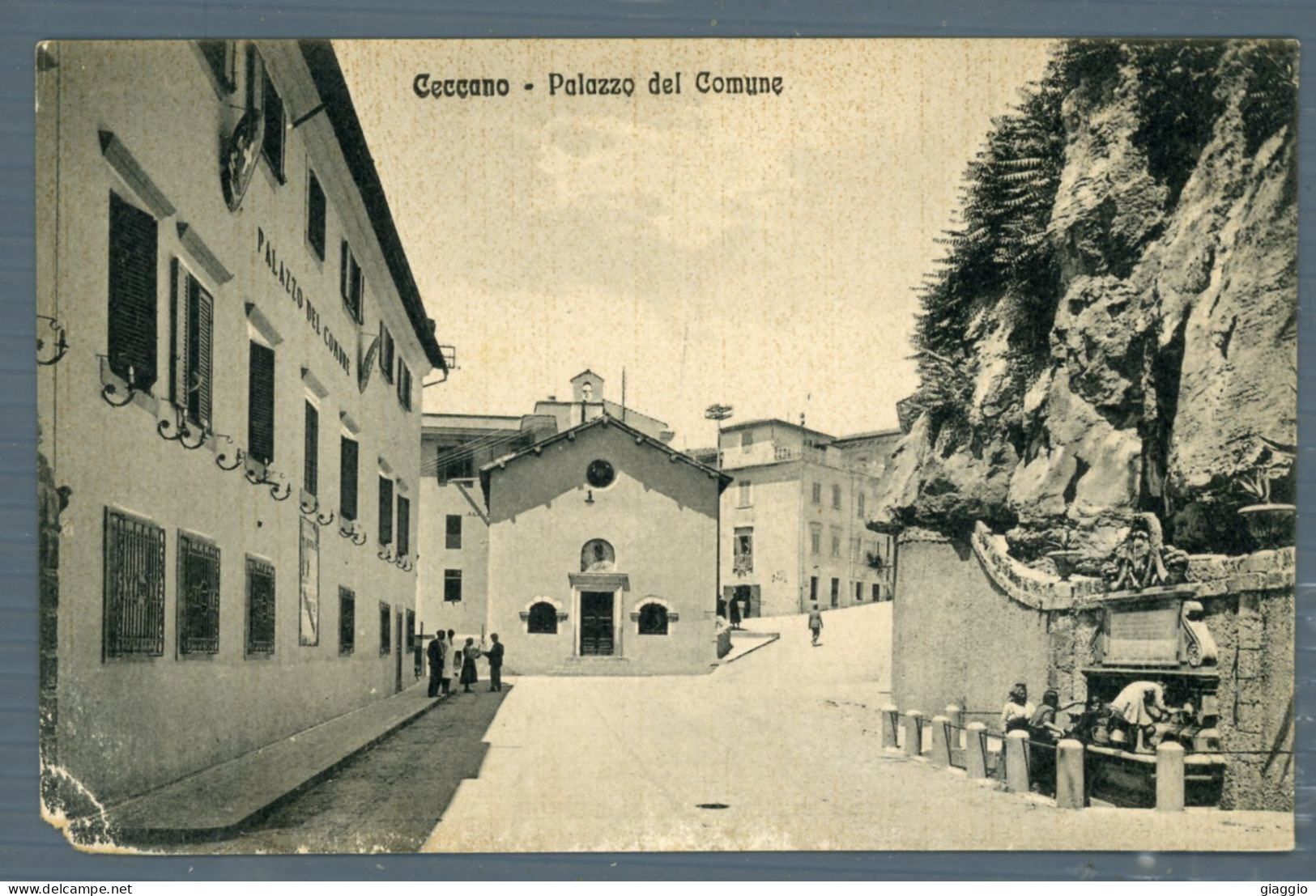 °°° Cartolina - Ceccano Palazzo Del Comune - Formato Piccolo - Nuova °°° - Frosinone