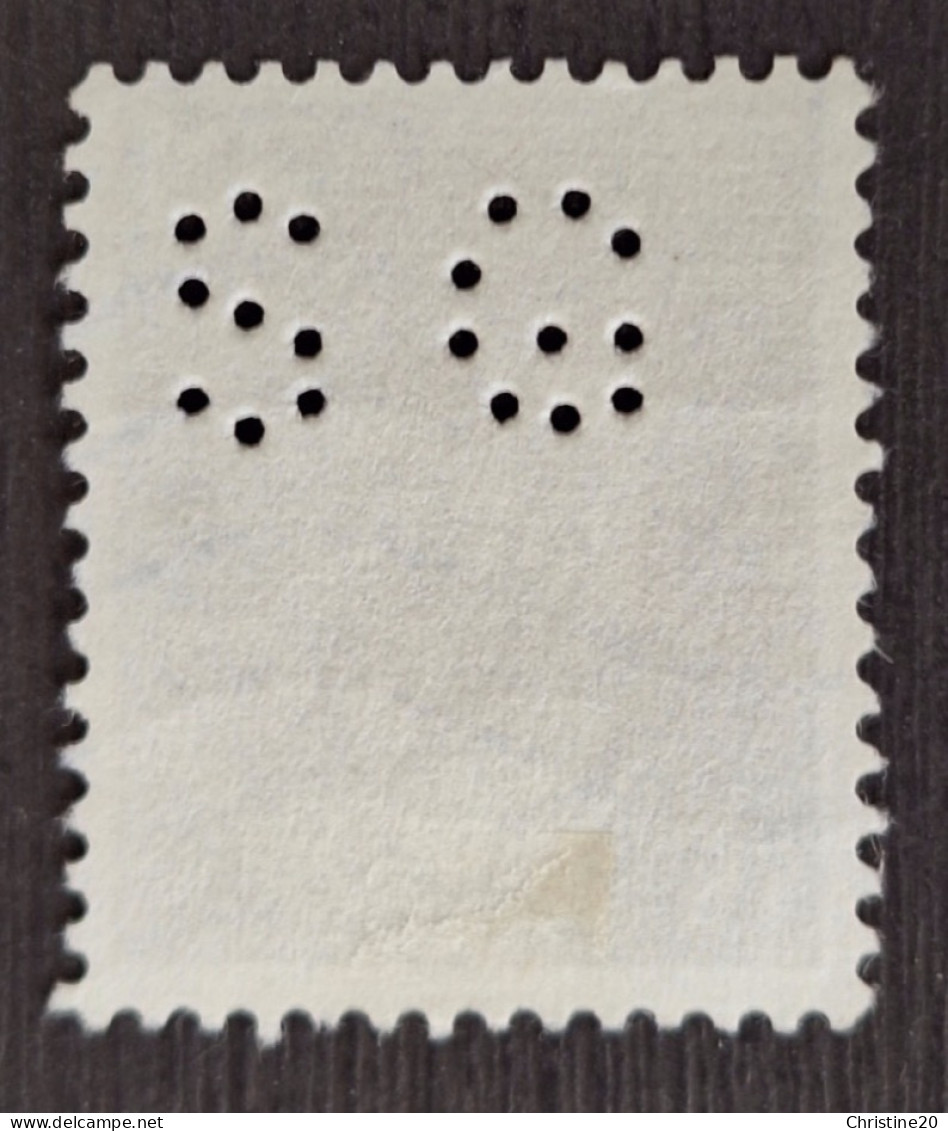 France 1951  N°883 Ob Perforé SG TB - Used Stamps