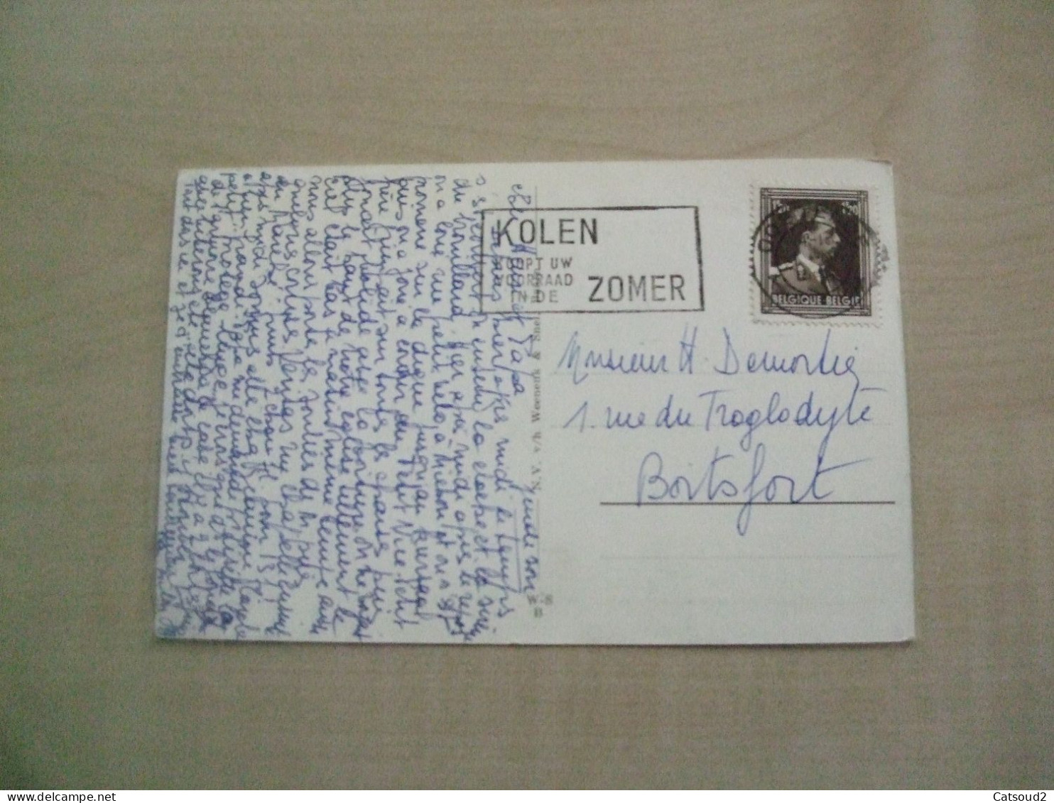 Carte Postale Ancienne UN BONJOUR D'OSTENDE - Oostende