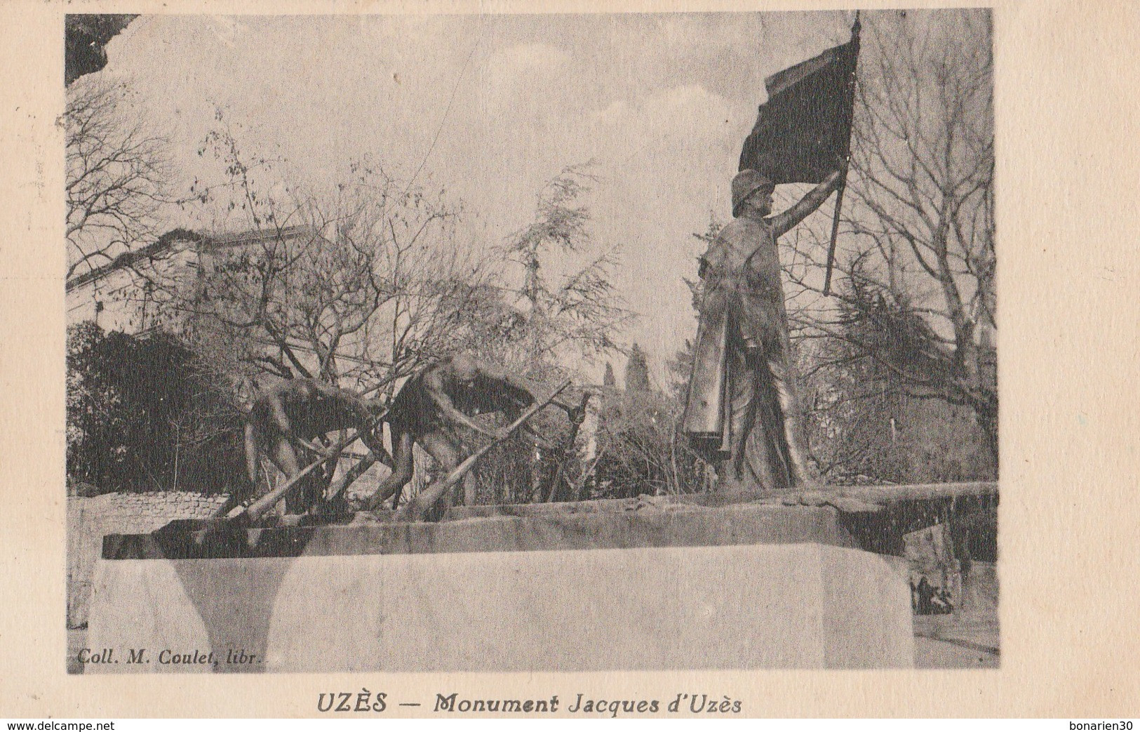 CPA   30 UZES MONUMENT JACQUES D'UZES DISPARU - Uzès