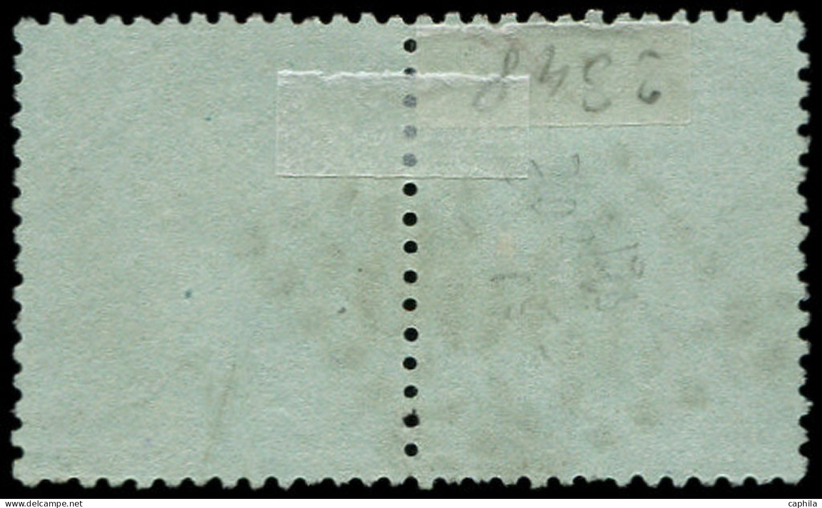 O FRANCE - Poste - 35, En Paire GC "3906": 5c. Vert Pâle S. Bleu - 1863-1870 Napoléon III. Laure