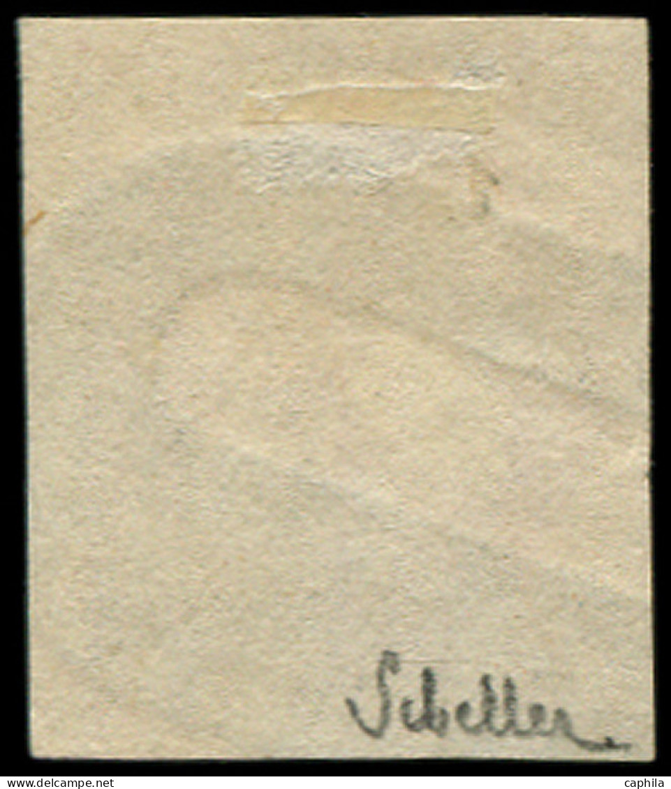 O FRANCE - Poste - 40B, Report 2, Signé Scheller, Marges Intactes, Annulation Typographique: 2c. Brun-rouge - 1870 Emission De Bordeaux