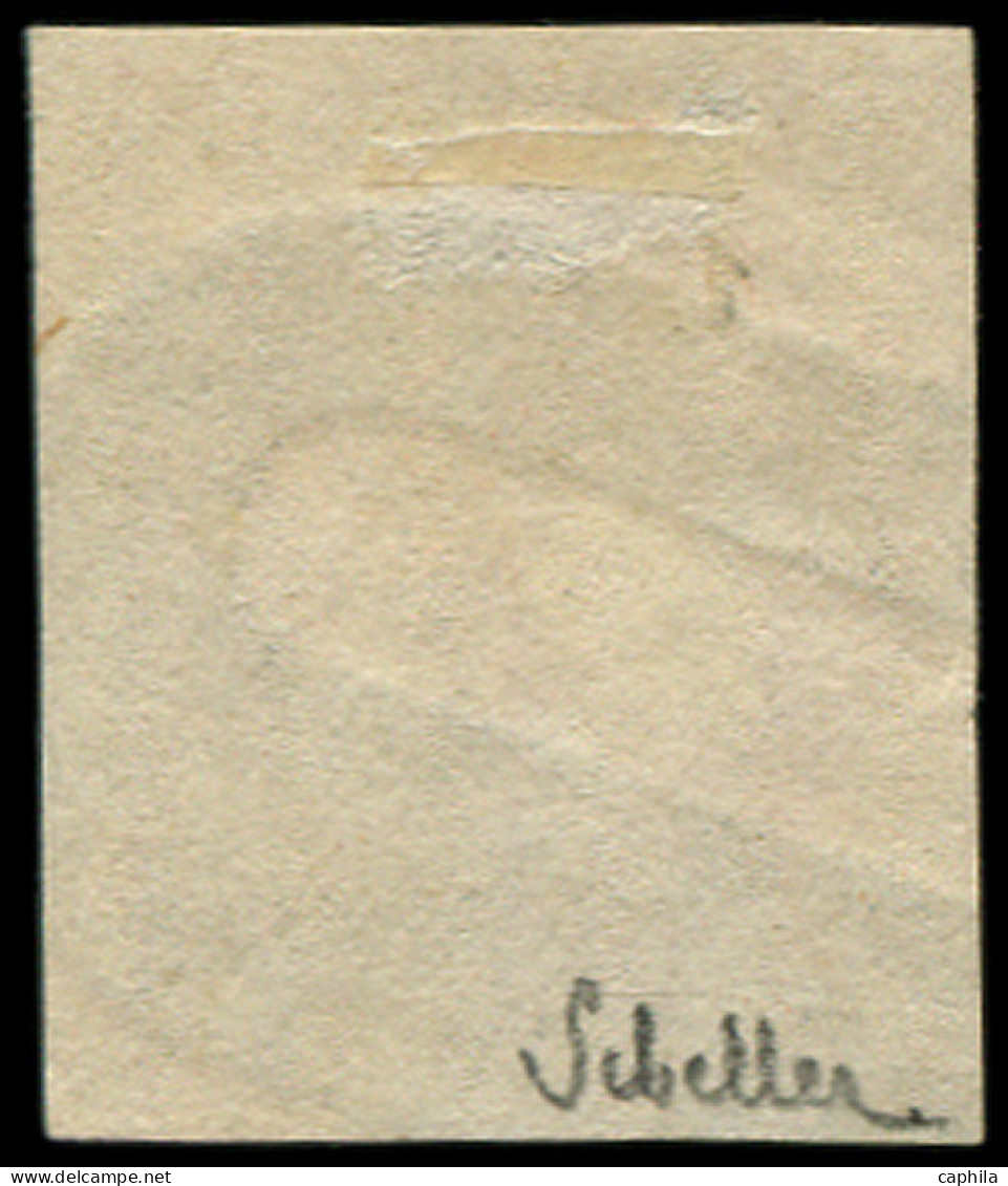 O FRANCE - Poste - 40B, Report 2, Signé Scheller, Marges Intactes, Annulation Typographique: 2c. Brun-rouge - 1870 Emissione Di Bordeaux