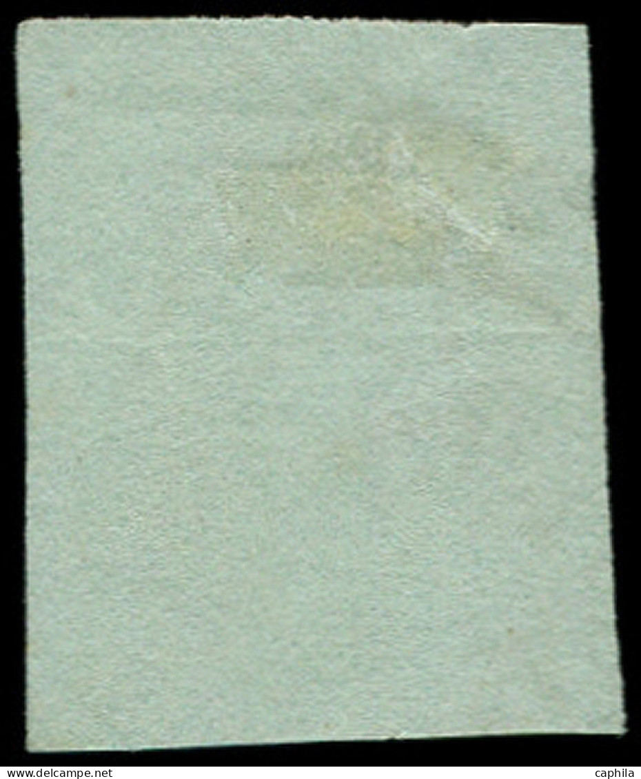 O FRANCE - Poste - 42B, Report 2, Grandes Marges à Droite: 5c. Vert-jaune - 1870 Bordeaux Printing