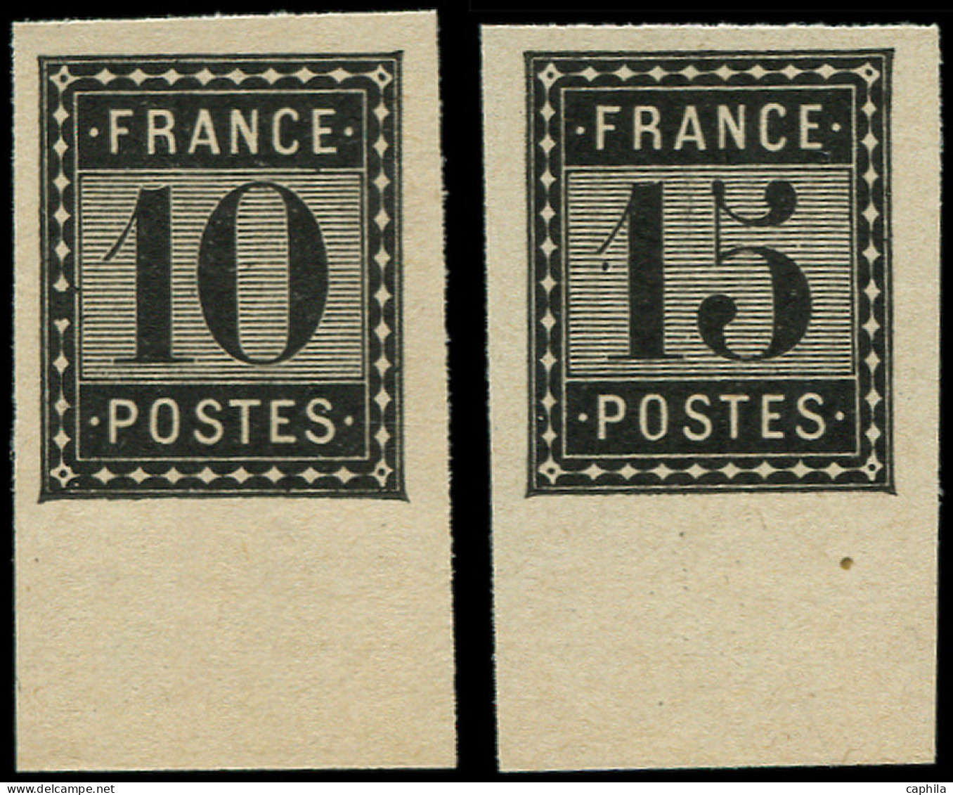 ESS FRANCE - Poste - Essais De L'Imprimerie Nationale: 10c. + 15c. (Spink) - 1871-1875 Cérès