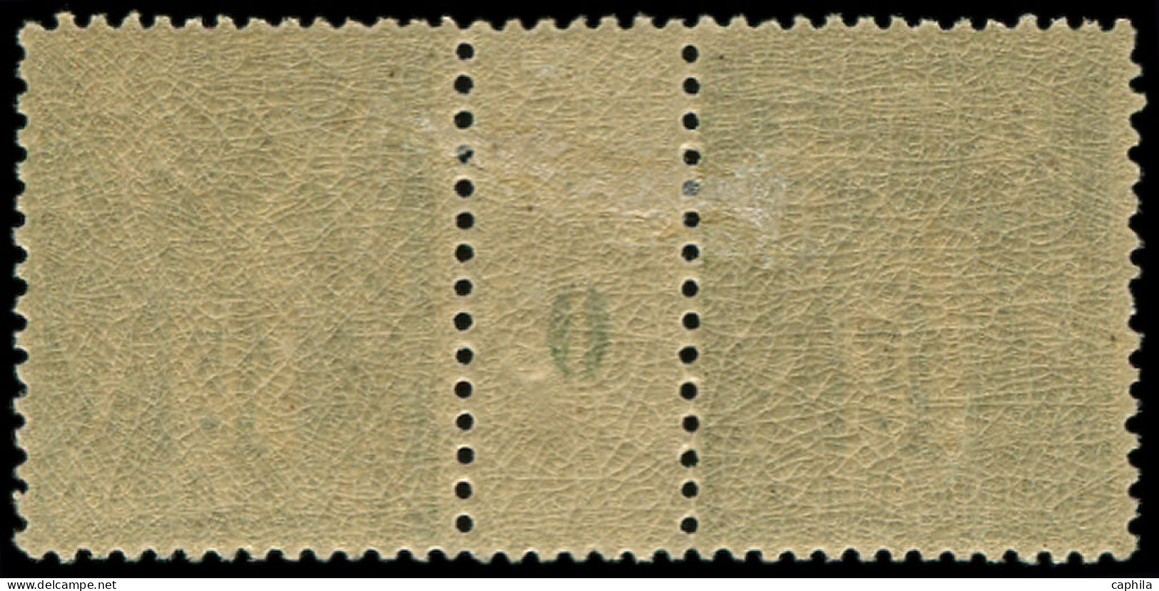 * FRANCE - Poste - 82, Paire Millésime "0", Très Frais: 1f. Olive - 1876-1898 Sage (Type II)