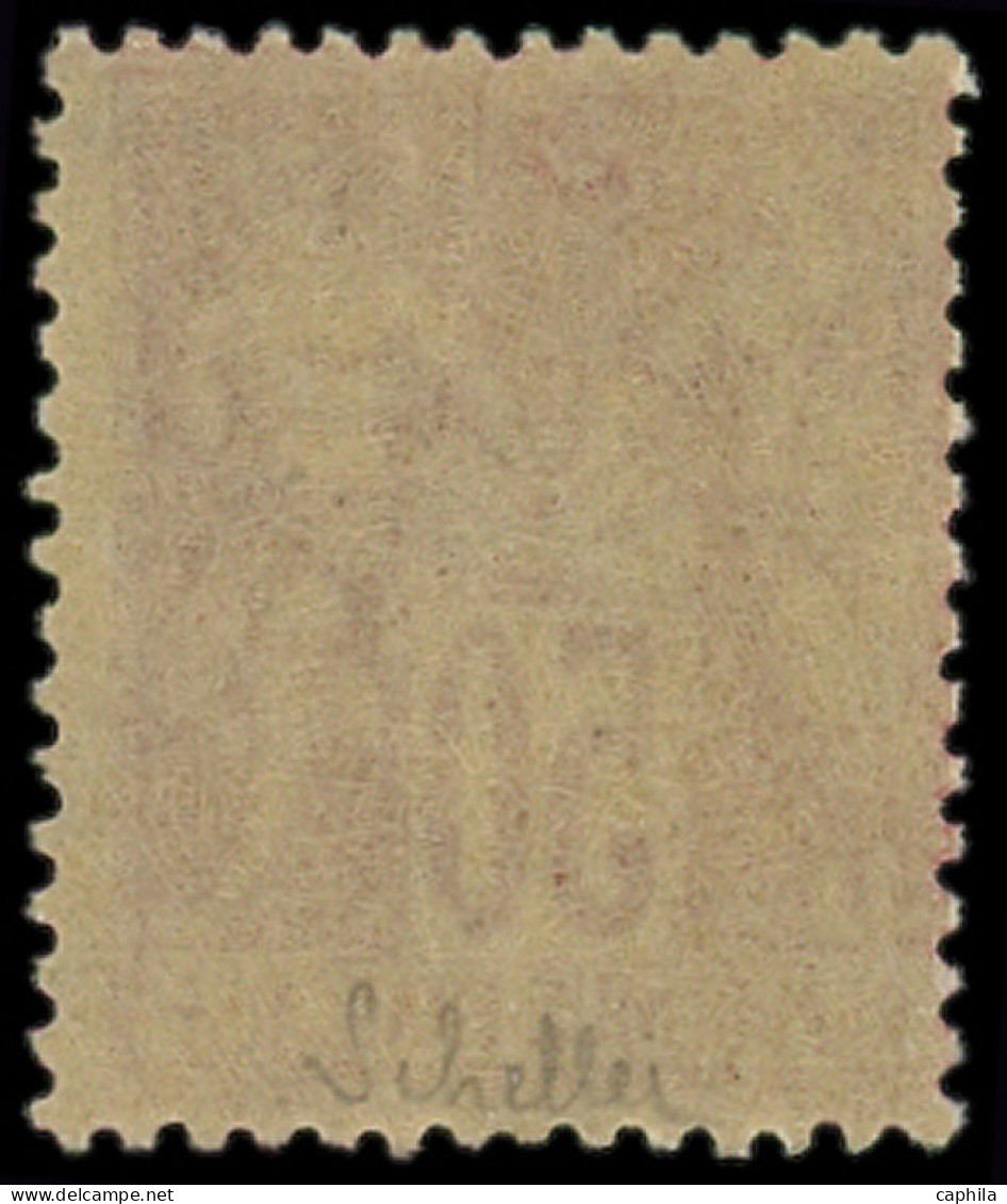 ** FRANCE - Poste - 104, Type I, Signé Scheller: 50c. Rose - 1898-1900 Sage (Type III)