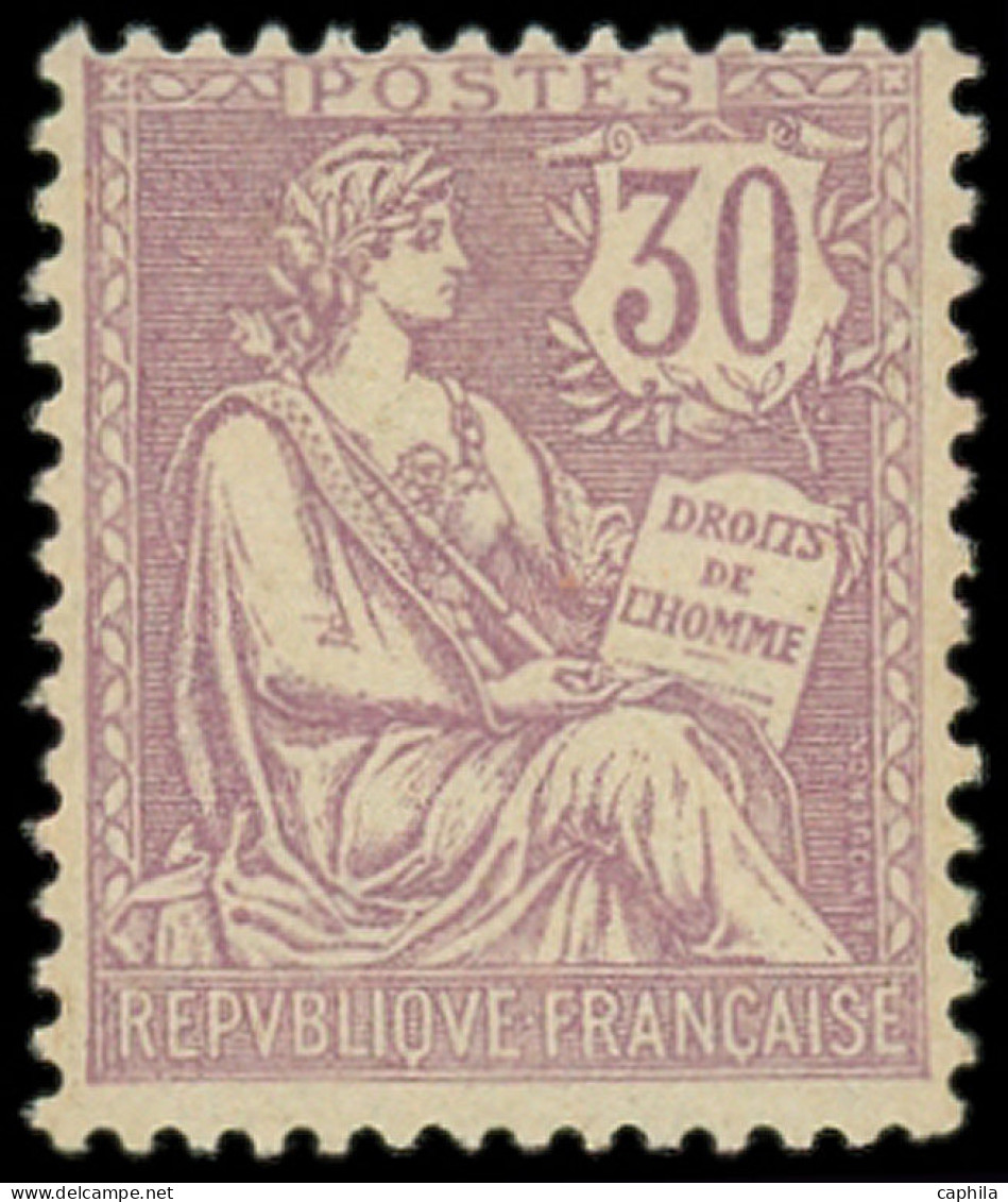 ** FRANCE - Poste - 128, Très Frais: 30c. Mouchon Violet - Neufs