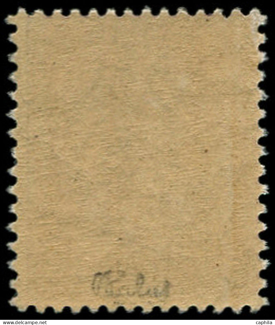 ** FRANCE - Poste - 133, Très Bon Centrage, Signé Calves: 30c. Semeuse Lilas - Unused Stamps