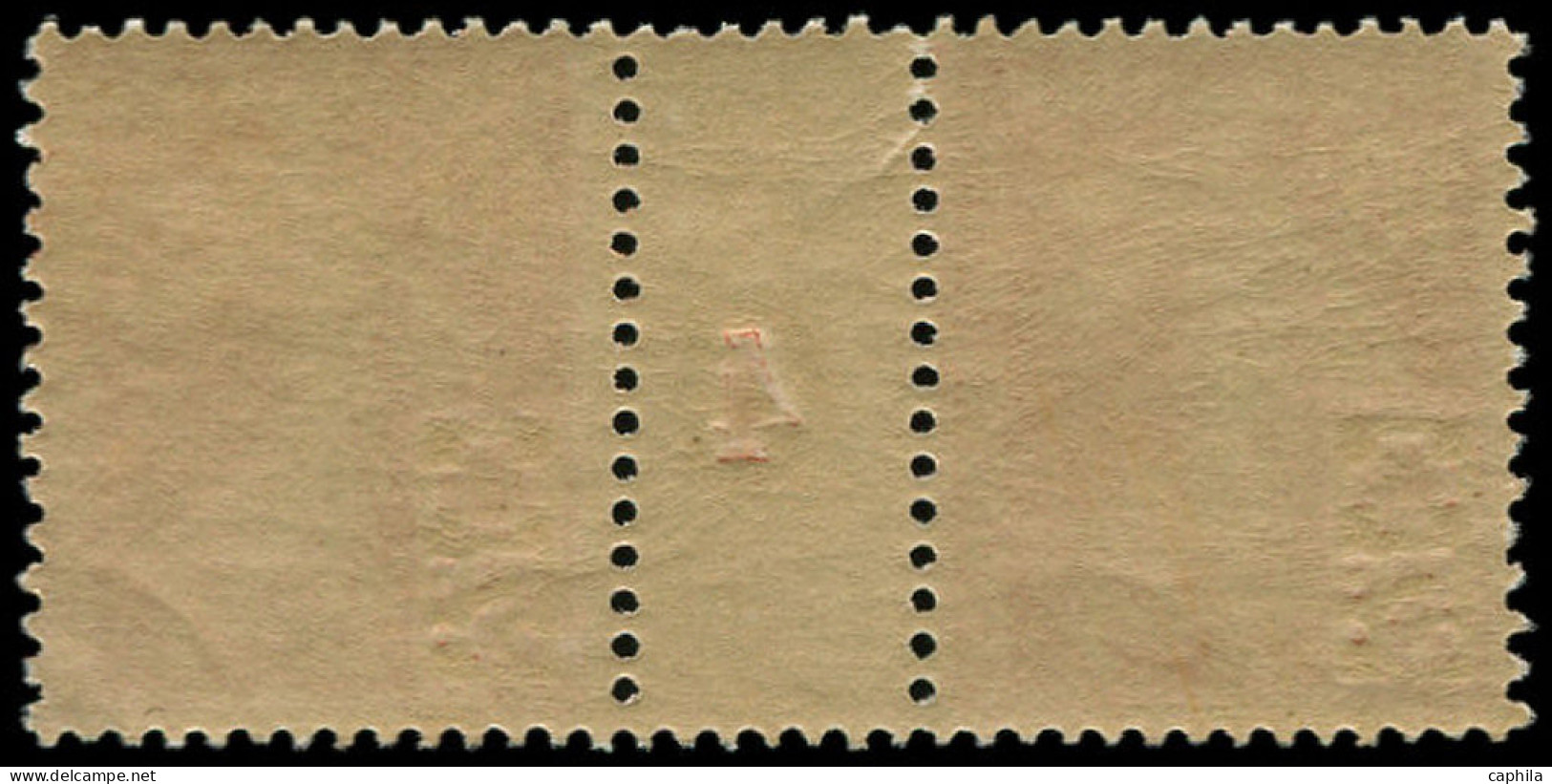 ** FRANCE - Poste - 147, Paire Millésime "4": 10c. + 5c. Croix-Rouge - Unused Stamps