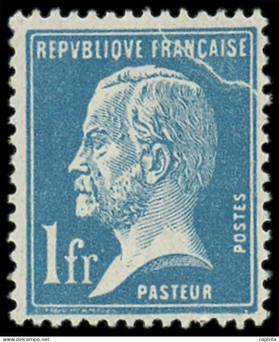 ** FRANCE - Poste - 179, Pli Accordéon En Angle: 1fr. Pasteur Bleu - Nuevos