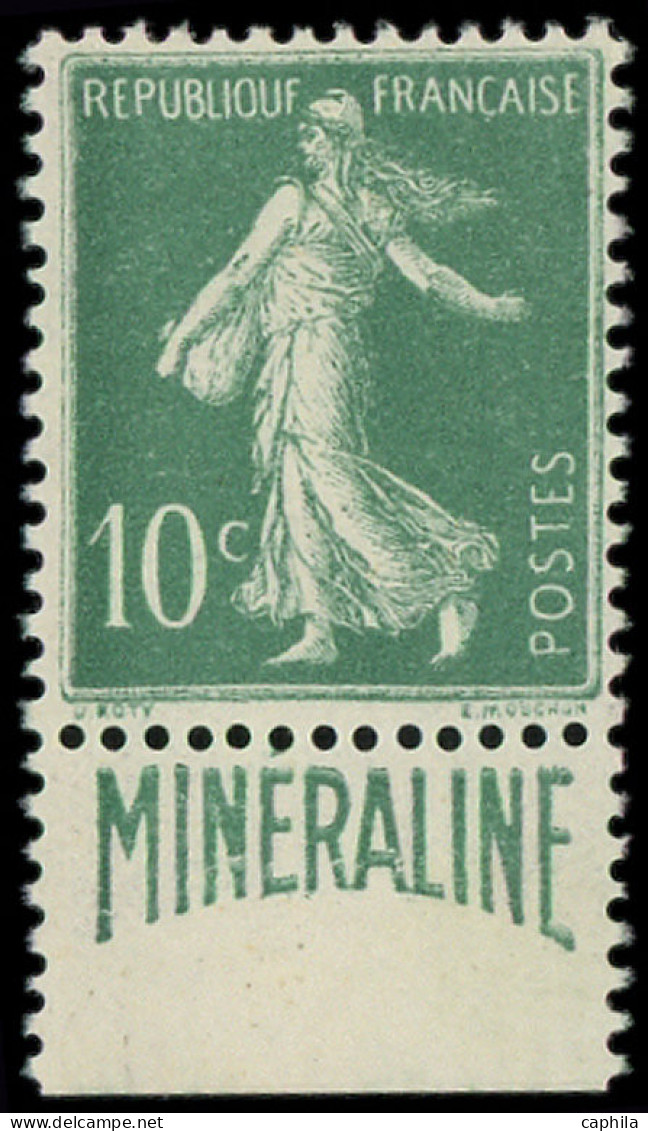 ** FRANCE - Poste - 188A, Avec Bande Pub: 10c. Minéraline - Unused Stamps