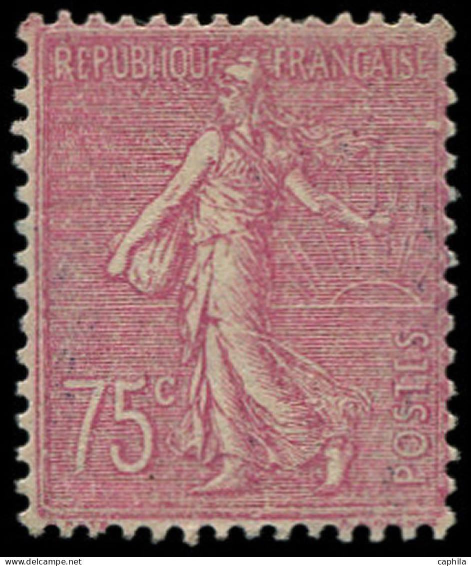 ** FRANCE - Poste - 202a, Type II: 75c. Semeuse Lilas-rose - Neufs