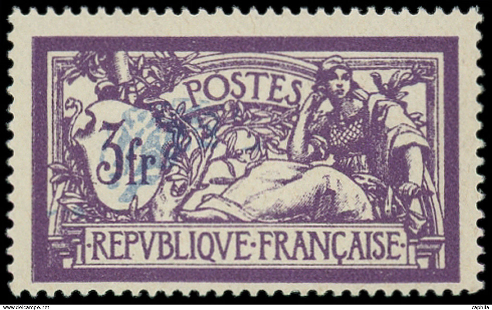 ** FRANCE - Poste - 206c, Centre Très Déplacé: 3f. Merson Violet - Nuevos