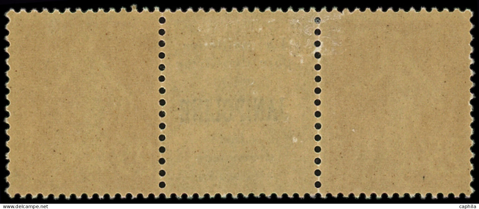 ** FRANCE - Poste - 235, Paire Horizontale Avec Publicité "Janipoline": 25c. Jaune-brun - Unused Stamps