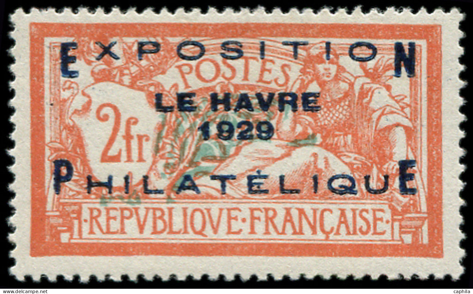 ** FRANCE - Poste - 257A, Signé Calves, Bon Centrage: Exposition Du Havre - Neufs