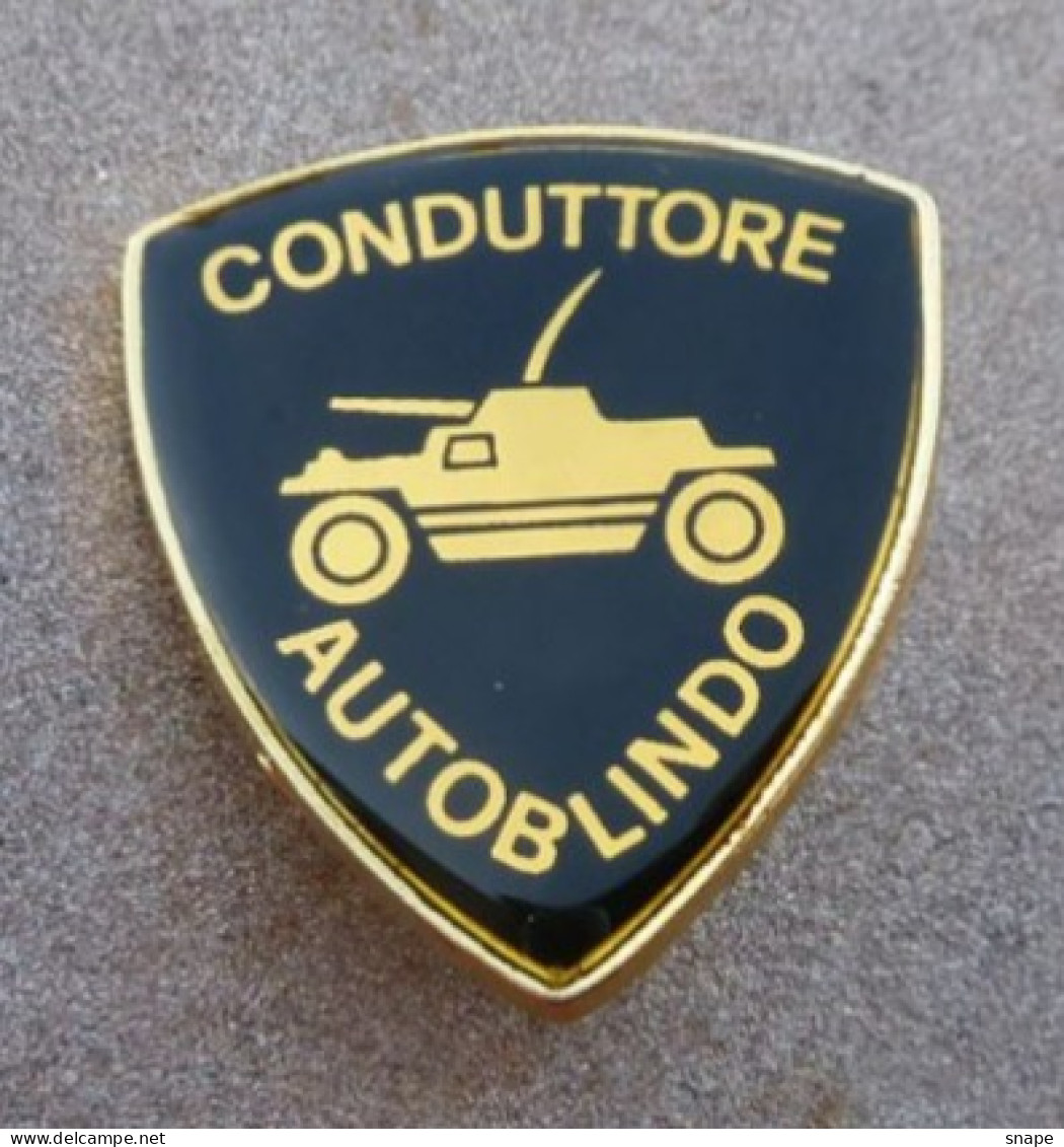 DISTINTIVO  A Spilla CONDUTTORE AUTOBLINDO - Esercito Italiano Incarichi - Italian Army Pinned Badge -used (286) - Army