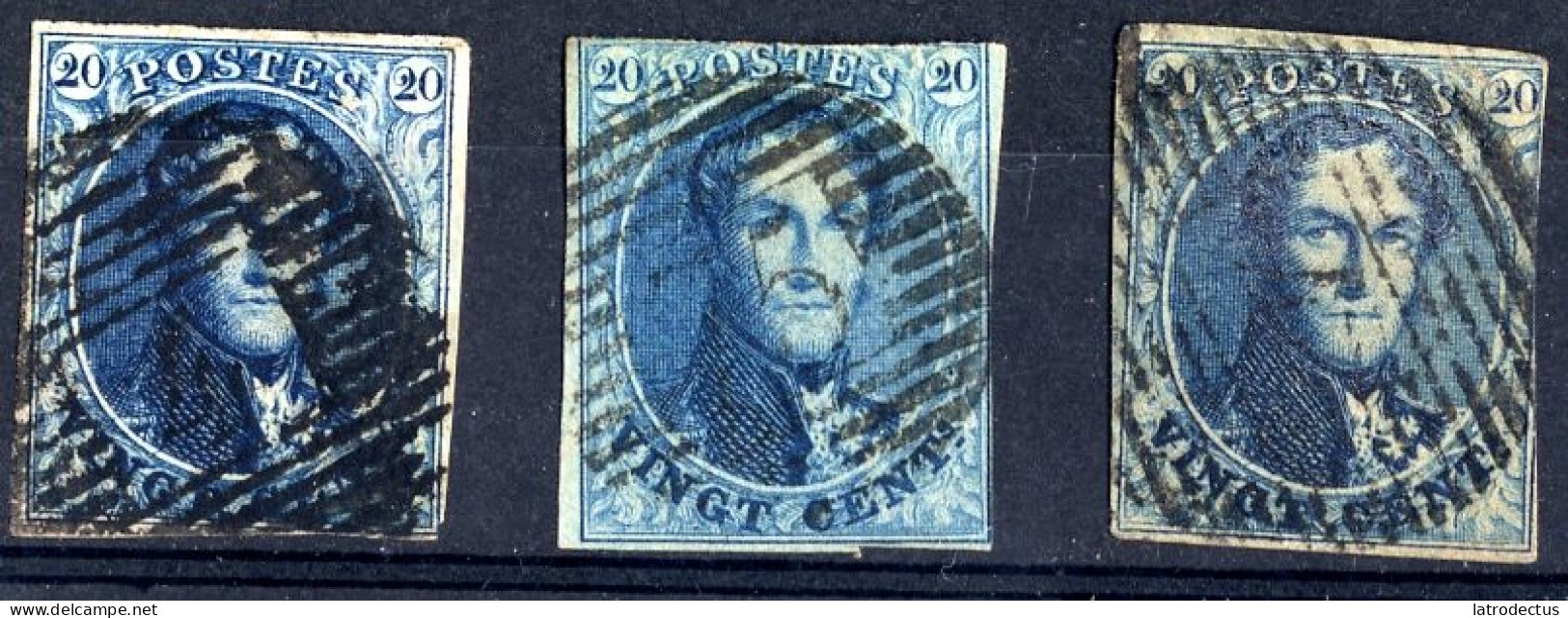 1849 - Nr 4 - Vingt Cents (°) - 1849-1850 Medaillons (3/5)