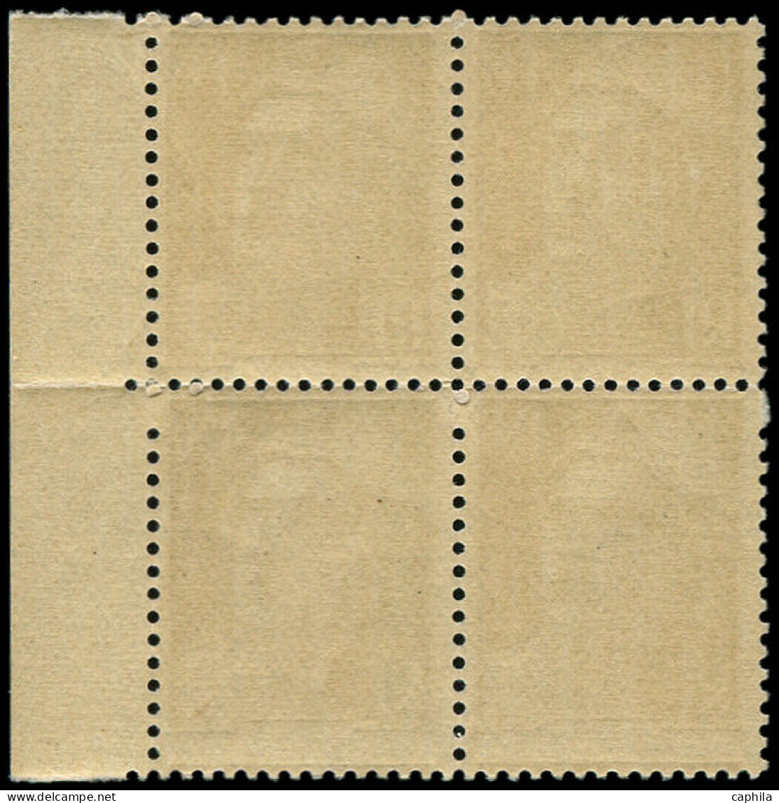 ** FRANCE - Poste - 718A, Bloc De 4 Dont 2 Exemplaires "grand Format": 4.50f. Gandon - Unused Stamps