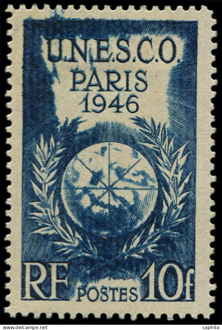 * FRANCE - Poste - 771, Impression Défectueuse (surencrage): 10f. UNESCO - Unused Stamps