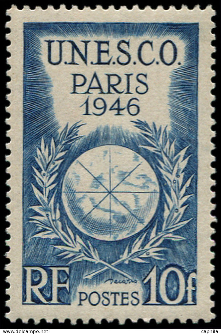 * FRANCE - Poste - 771, Impression Défectueuse (surencrage): 10f. UNESCO - Nuovi