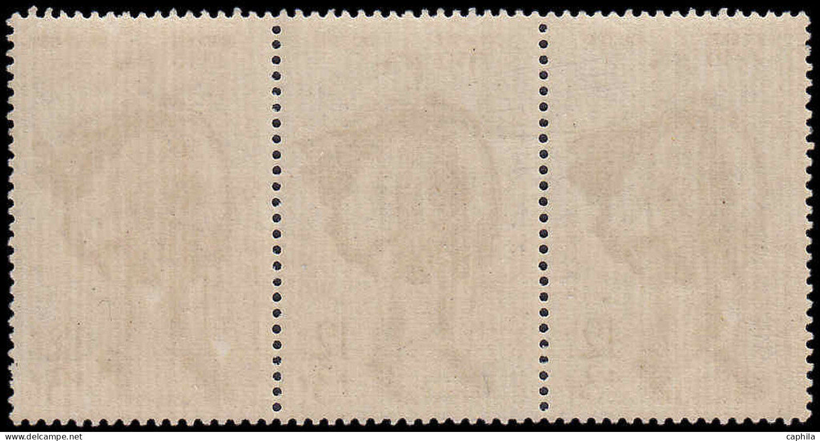 ** FRANCE - Poste - 863, Bande De 3 Dont 1 Exemplaire "TIM" Et 1 Exemplaire "TIMB": Journée Du Timbre 1950 - Unused Stamps