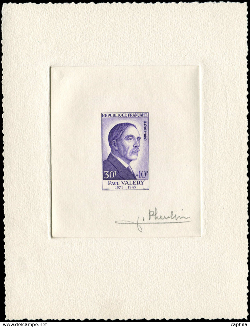EPA FRANCE - Poste - 994, épreuve D'artiste En Violet, Signée Pheulpin: Paul Valéry (Spink) - Unused Stamps