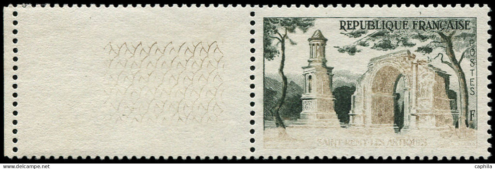 ** FRANCE - Poste - 1130, Impression Incomplète Du 1/3 Inférieur: St. Rémy Les Antiques (Spink) - Unused Stamps