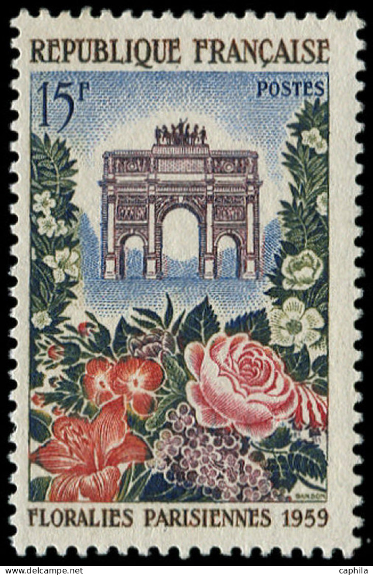 ** FRANCE - Poste - 1189b, Arc De Triomphe Bleu-violet: Floralies Parisiennes - Ongebruikt