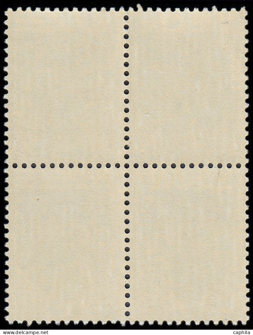 ** FRANCE - Poste - 1510, Bloc De 4, "licorne Noire", 3 Bandes De Phospho: Saint-Lô, Licorne - Unused Stamps