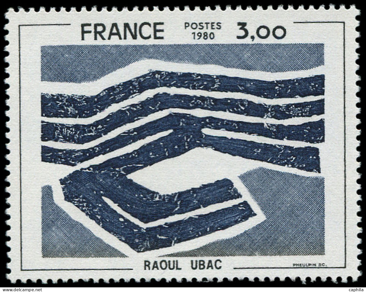 ** FRANCE - Poste - 2075b, Couleur Beige Omise: Raoul Ubac - Ungebraucht