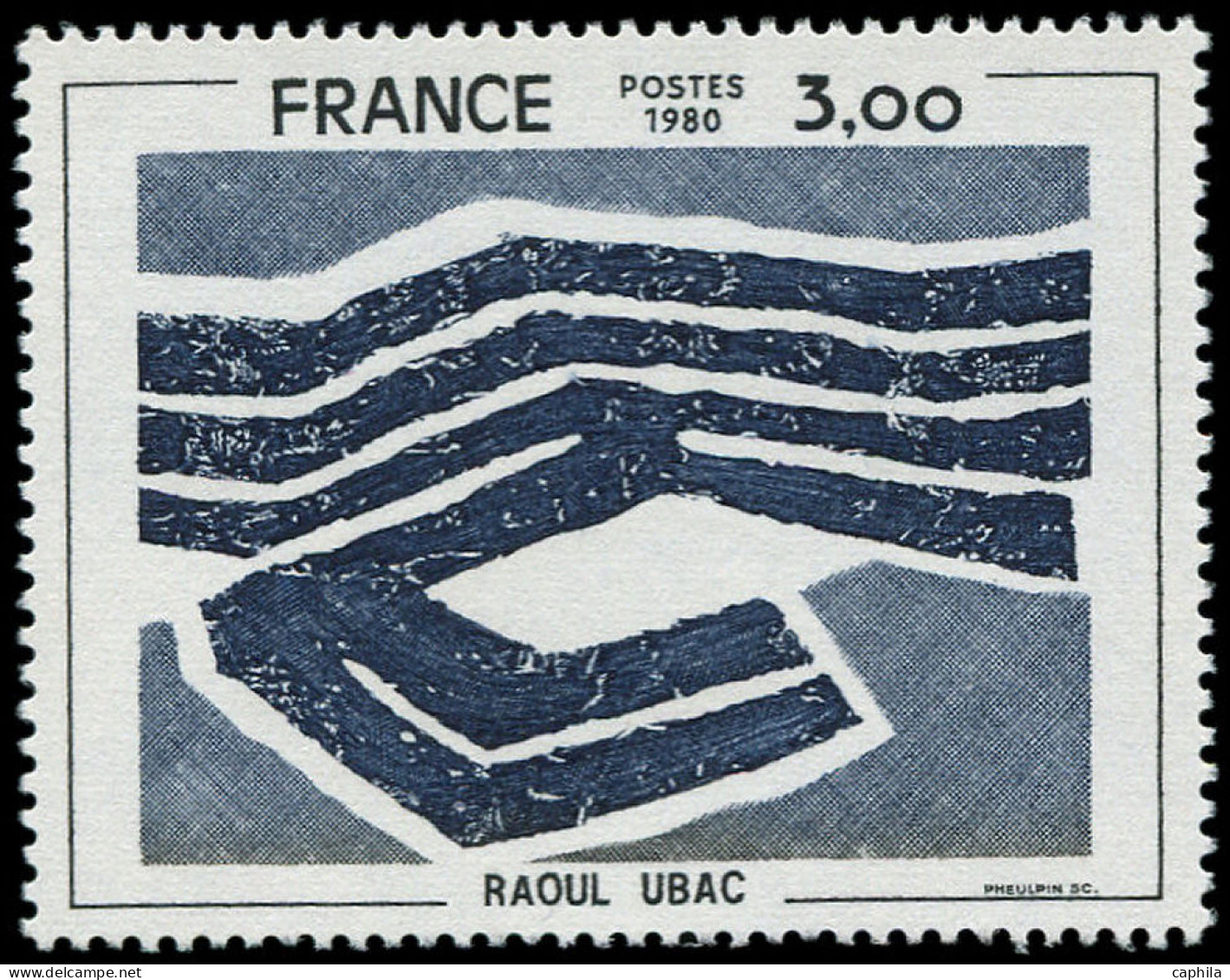 ** FRANCE - Poste - 2075b, Couleur Beige Omise: Raoul Ubac - Unused Stamps