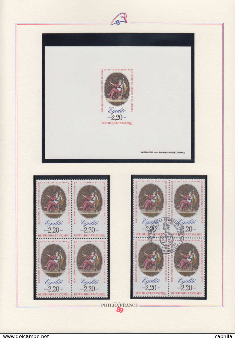 EPL FRANCE - Poste - 2573/75, 3 Très Grandes épreuves (200 X 290), En Noir, Timbre + Vignette (non Répertoriée): Bicente - Unused Stamps