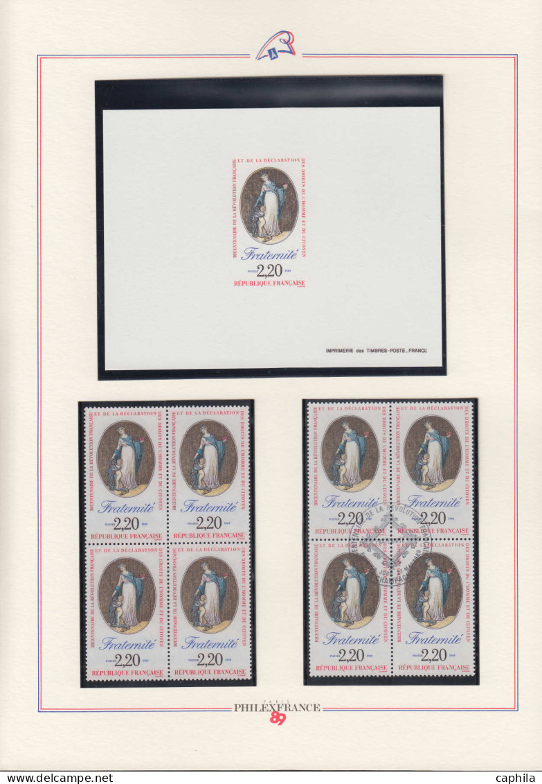 EPL FRANCE - Poste - 2573/75, 3 très grandes épreuves (200 x 290), en noir, timbre + vignette (non répertoriée): Bicente