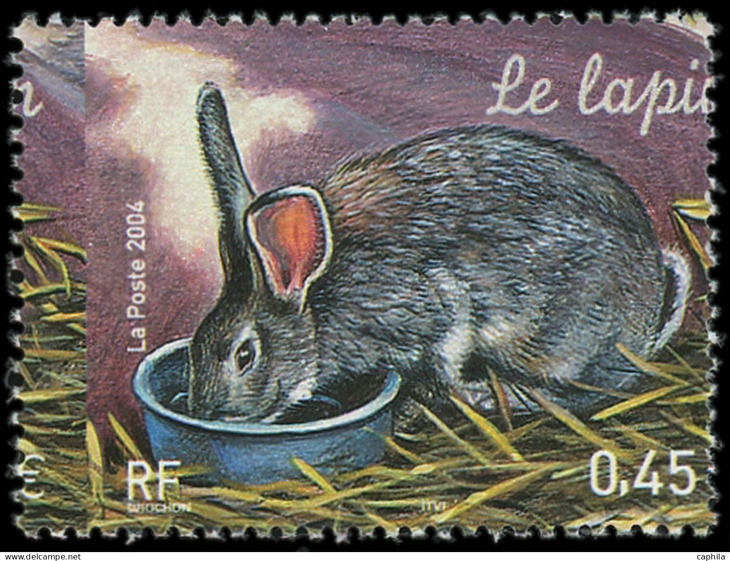 ** FRANCE - Poste - 3662a, Piquage à Cheval, Signé Calves: Lapin - Ungebraucht