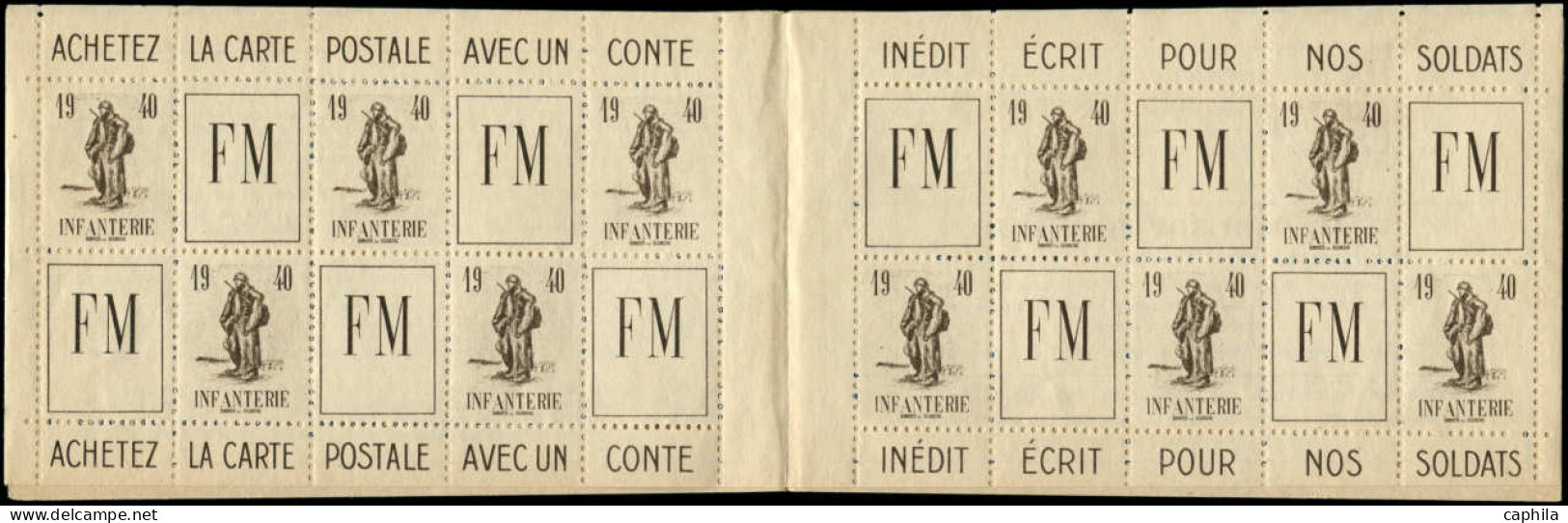 ** FRANCE - Carnets - Spink 246, Complet, Luxe: Infanterie - Andere & Zonder Classificatie