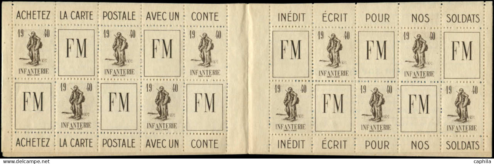 ** FRANCE - Carnets - Spink 246, Complet, Luxe: Infanterie - Other & Unclassified