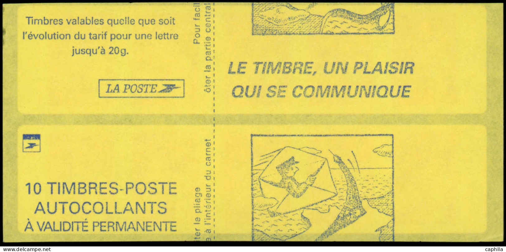 ** FRANCE - Carnets - 3419 C3, Couverture à Cheval: TVP Luquet Rouge - Other & Unclassified
