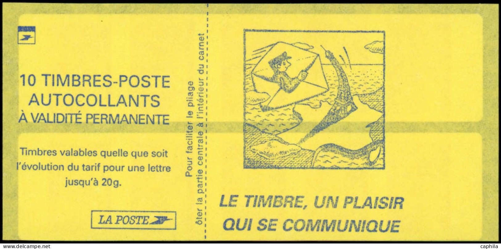 ** FRANCE - Carnets - 3419-C3e, Carnet De 10, Phospho à Cheval: TVP Luquet Rouge - Other & Unclassified