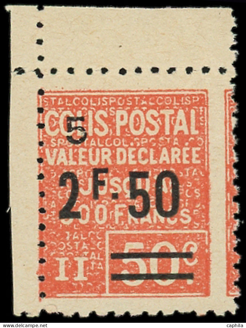 ** FRANCE - Colis Postaux - 64, Piquage à Cheval, Cdf: 2.50f. Sur 50c. Rouge - Neufs