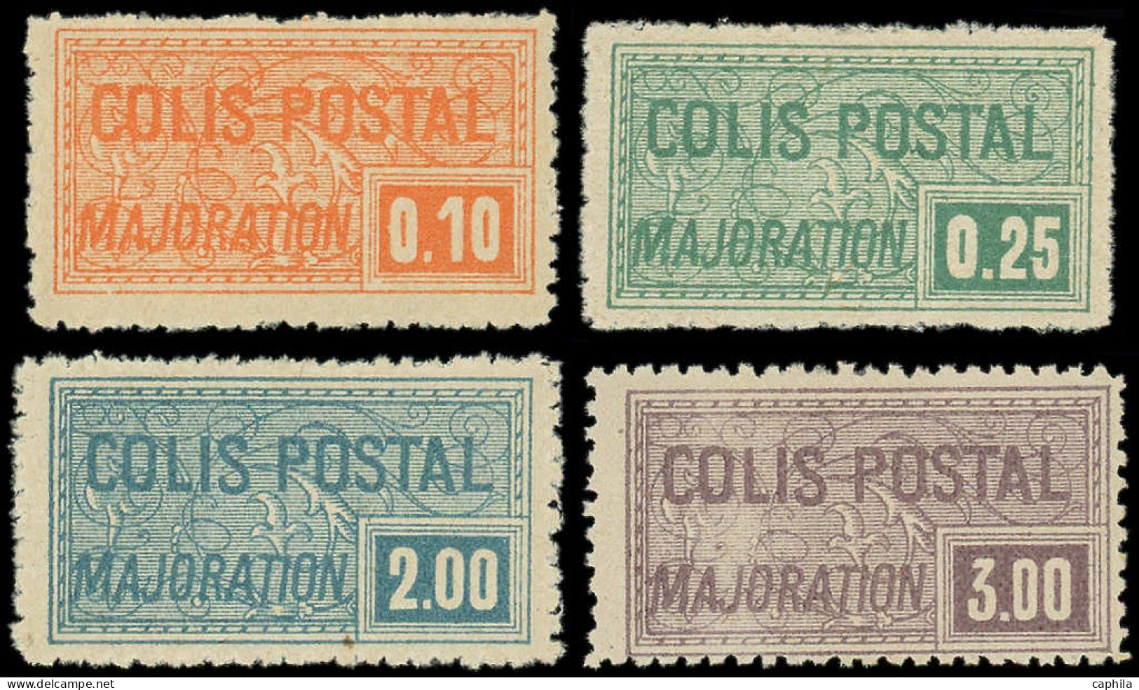 * FRANCE - Colis Postaux - 77/80, Complet 4 Valeurs: Majoration - Neufs