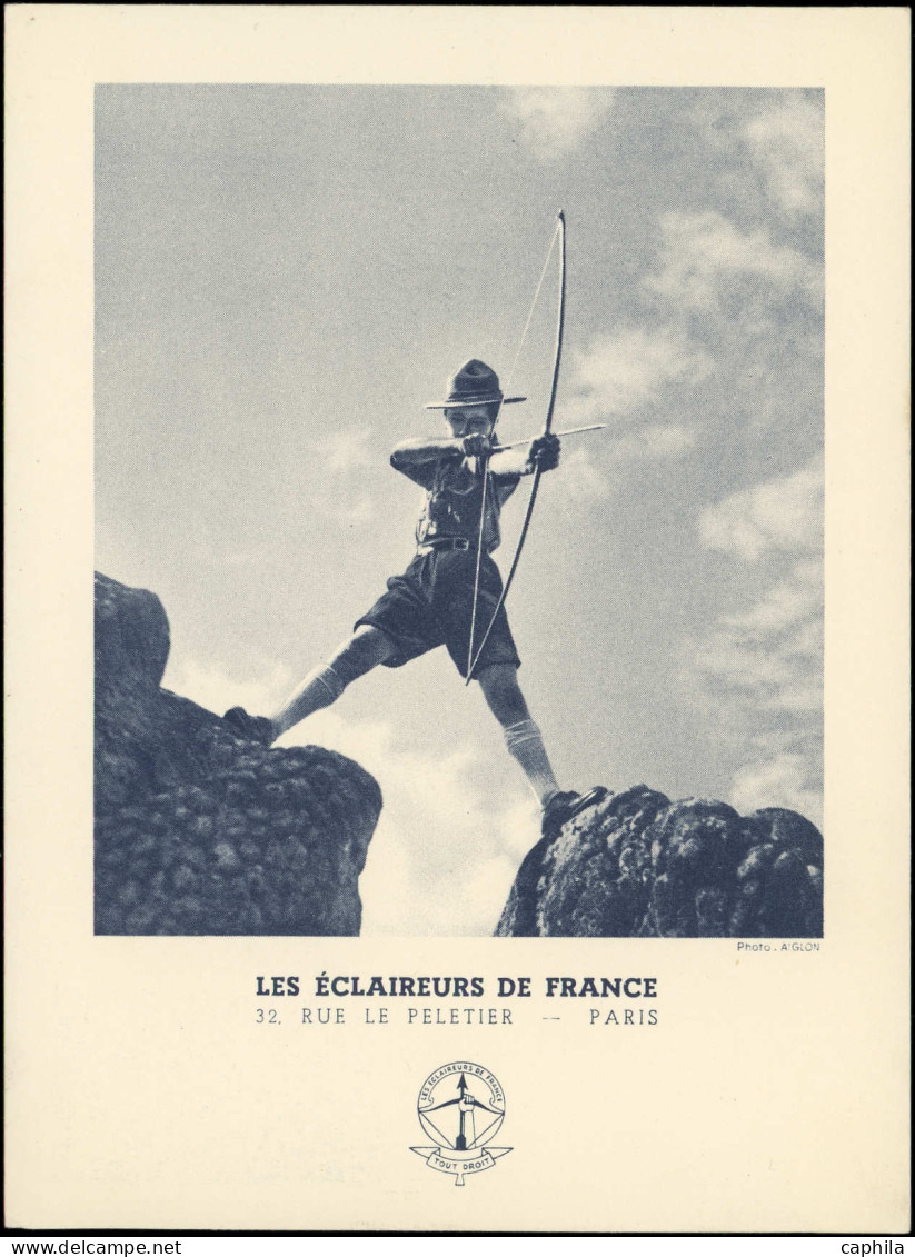 N FRANCE - Entiers Postaux - 15, Cp 40+60c. Bleu: Scouts éclaireurs (1939) - Sonstige & Ohne Zuordnung