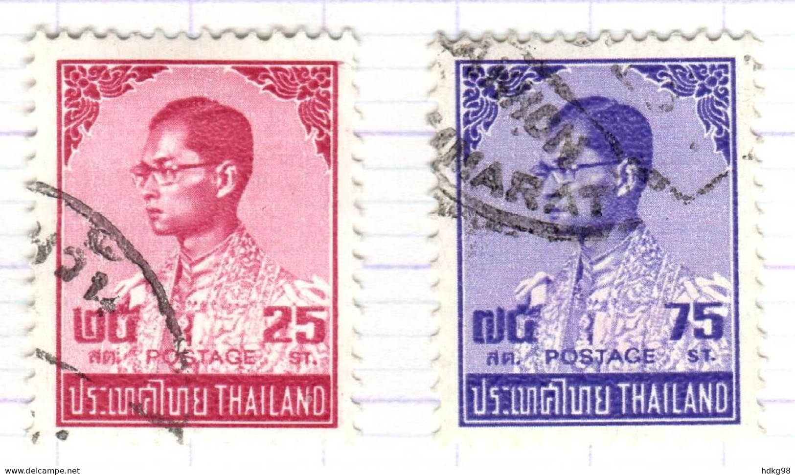 T+ Thailand 1973 Mi 671-72 674 Bhumipol Adujadeh - Thailand